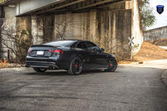 Black Audi S5 - Rear Angled Shot