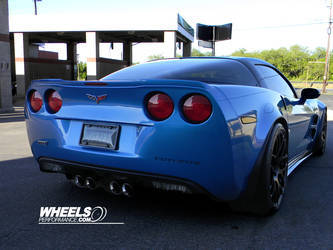 2009 Chevrolet Corvette | OUR CLIENT'S CHEVROLET CORVETTE C6 ZR1 WITH 19/20" HRE P40 WHEELS