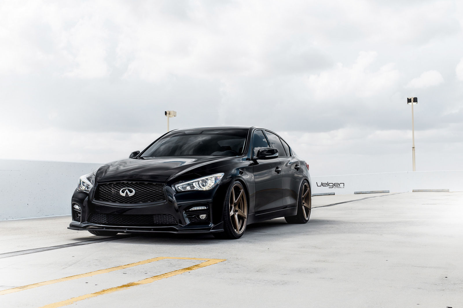 2015 Infiniti Q50 | Infiniti Q50s on Velgen Wheels Classic5 Satin Bronze