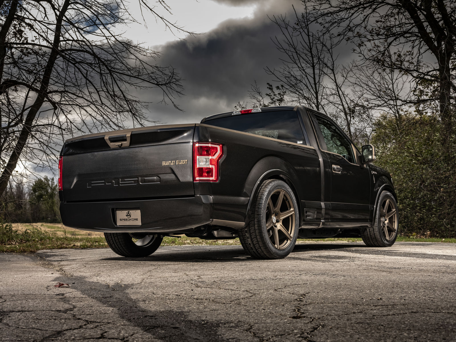 2018 Ford F-150 | 2018 Ford F-150 4x2 Regular Cab, 5’5” Bed “Ultra-Performance Pro-Touring Edition” by Speedkore - Rear Stance FordSEMA