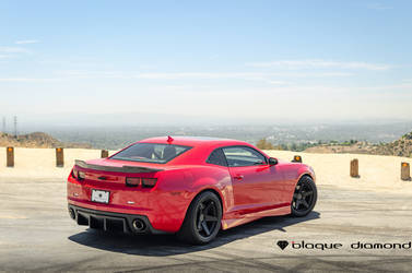 2013 Chevrolet Camaro | 2013 Chevy Camaro Fitted With 22 Inch BD-21’s in Full Matte Black With Chrome SS Lip