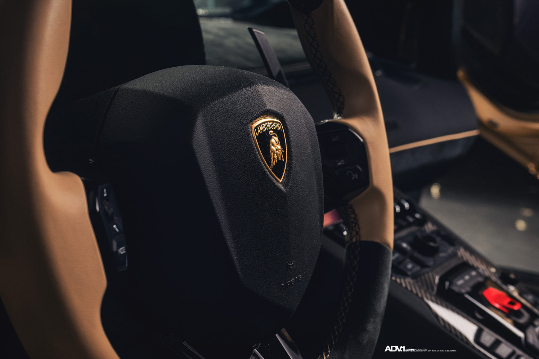 Lamborghini Aventador | Gold Lamborghini Aventador SV Roadster LP750-4 - ADV1 ADV5.3 Track Spec CS Series Centerlock