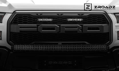 2017 Raptor OEM Grille LED Mounting Kit Combo with (2) 6? LED Light Bars